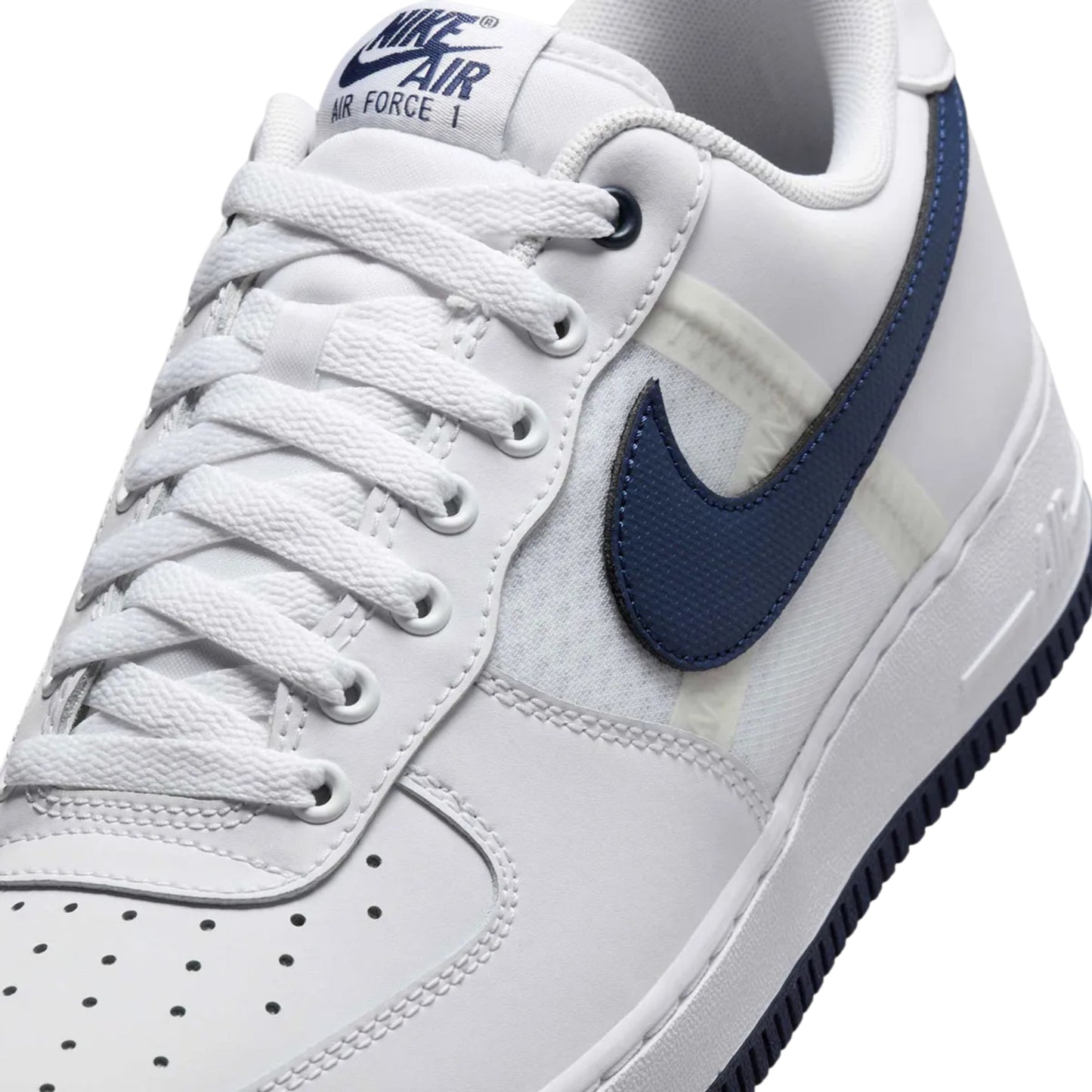 Air Force 1 Low LV8 SE Mesh Tape White Midnight Navy