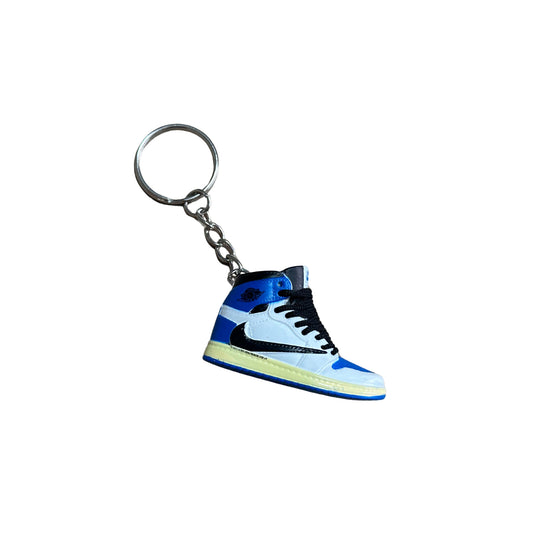 Kulcstartó - Jordan 1 High Travis Scott Fragment Black Lace