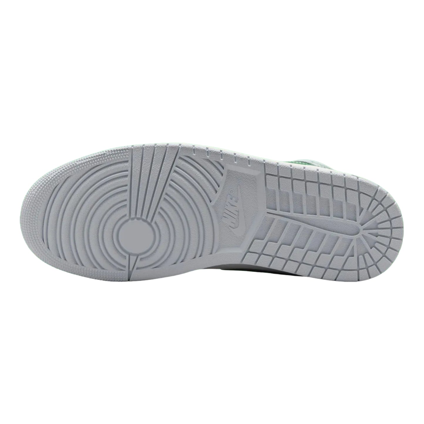 Jordan 1 Mid White Pure Platinum Pine Green