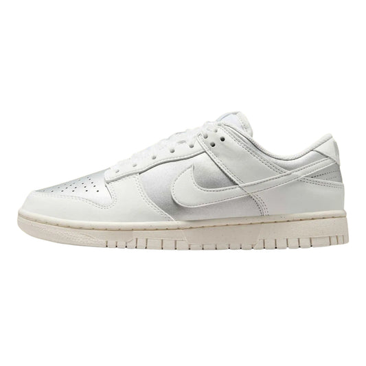 Nike Dunk Low Next Nature Sheer Lace Metallic Platinum